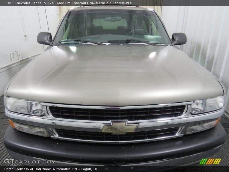 Medium Charcoal Gray Metallic / Tan/Neutral 2002 Chevrolet Tahoe LS 4x4
