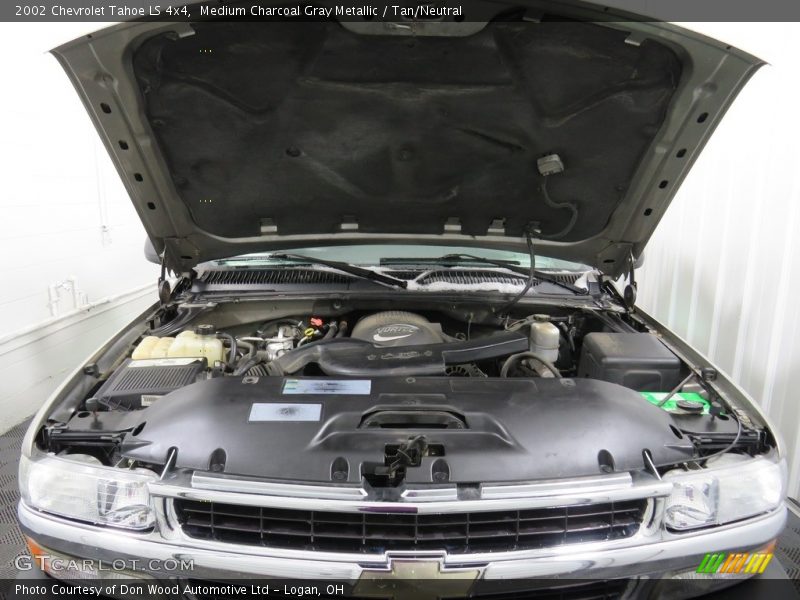 Medium Charcoal Gray Metallic / Tan/Neutral 2002 Chevrolet Tahoe LS 4x4