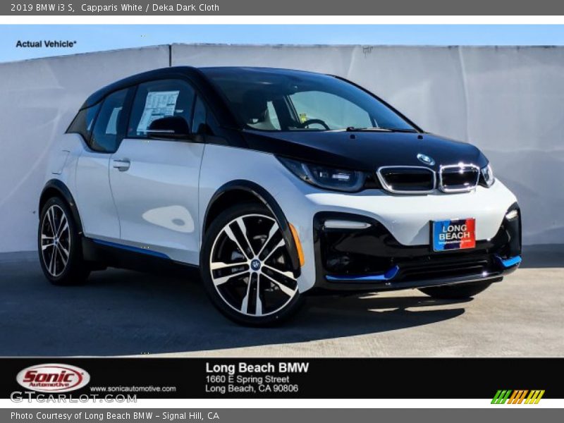 Capparis White / Deka Dark Cloth 2019 BMW i3 S