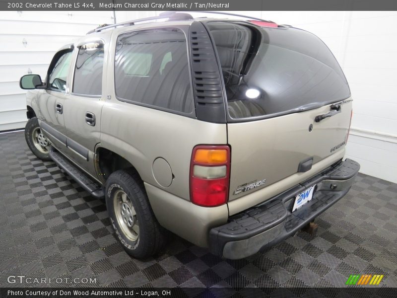 Medium Charcoal Gray Metallic / Tan/Neutral 2002 Chevrolet Tahoe LS 4x4
