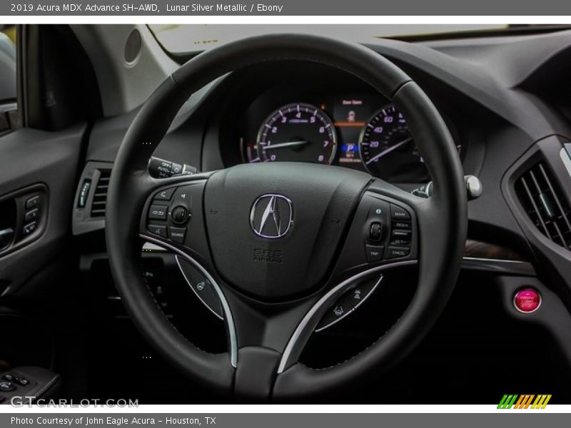 Lunar Silver Metallic / Ebony 2019 Acura MDX Advance SH-AWD