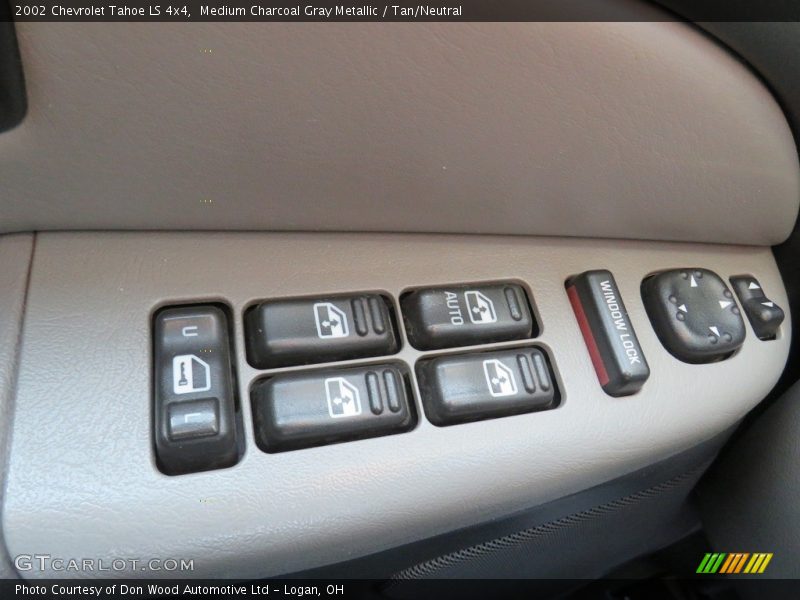 Medium Charcoal Gray Metallic / Tan/Neutral 2002 Chevrolet Tahoe LS 4x4