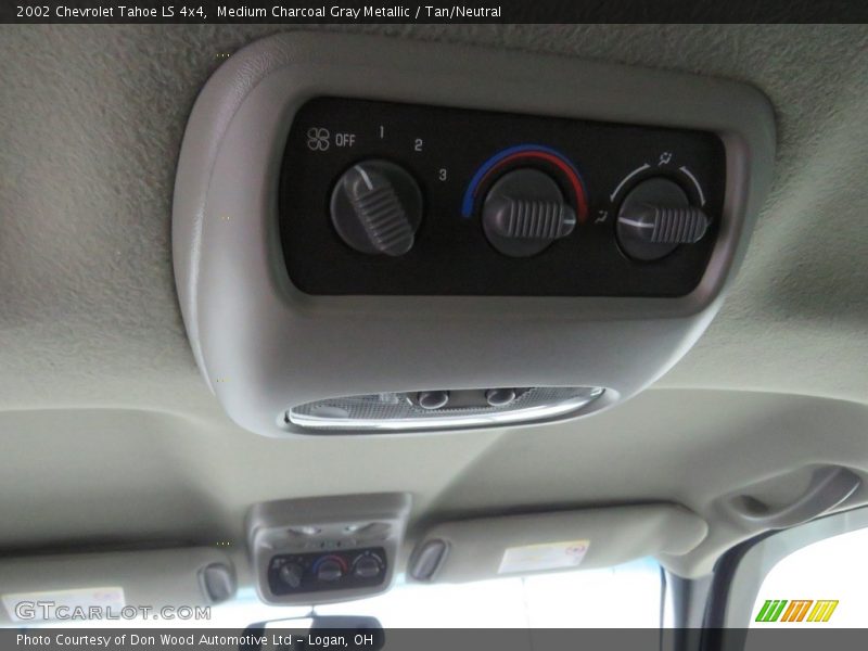 Medium Charcoal Gray Metallic / Tan/Neutral 2002 Chevrolet Tahoe LS 4x4