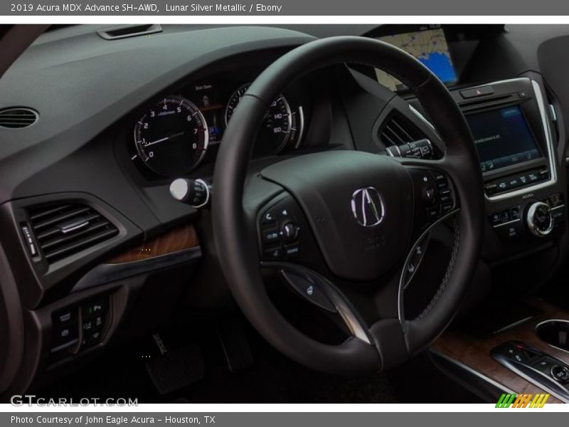 Lunar Silver Metallic / Ebony 2019 Acura MDX Advance SH-AWD