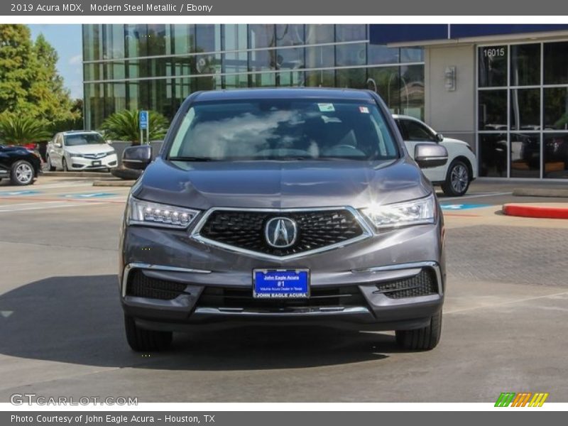 Modern Steel Metallic / Ebony 2019 Acura MDX