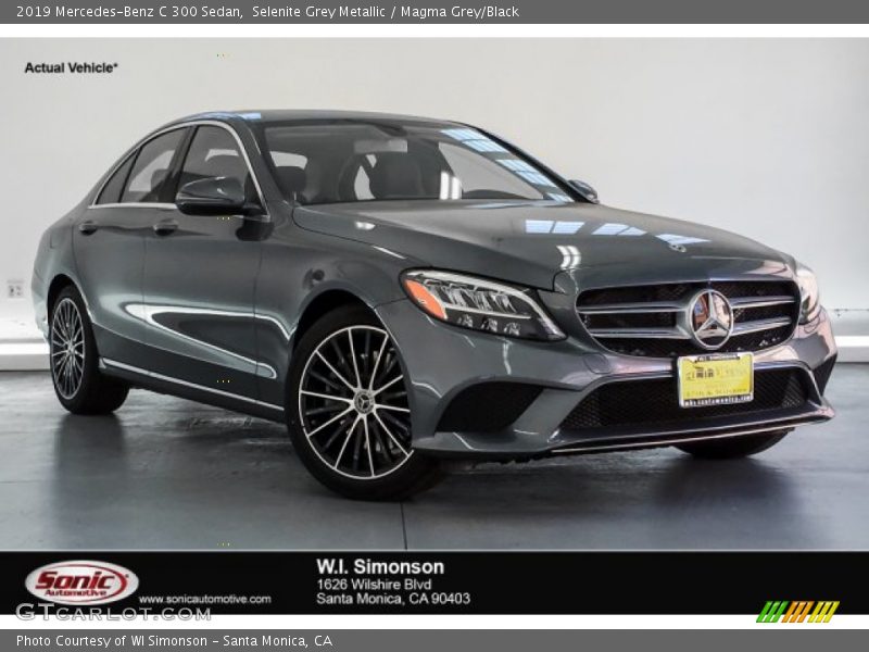 Selenite Grey Metallic / Magma Grey/Black 2019 Mercedes-Benz C 300 Sedan