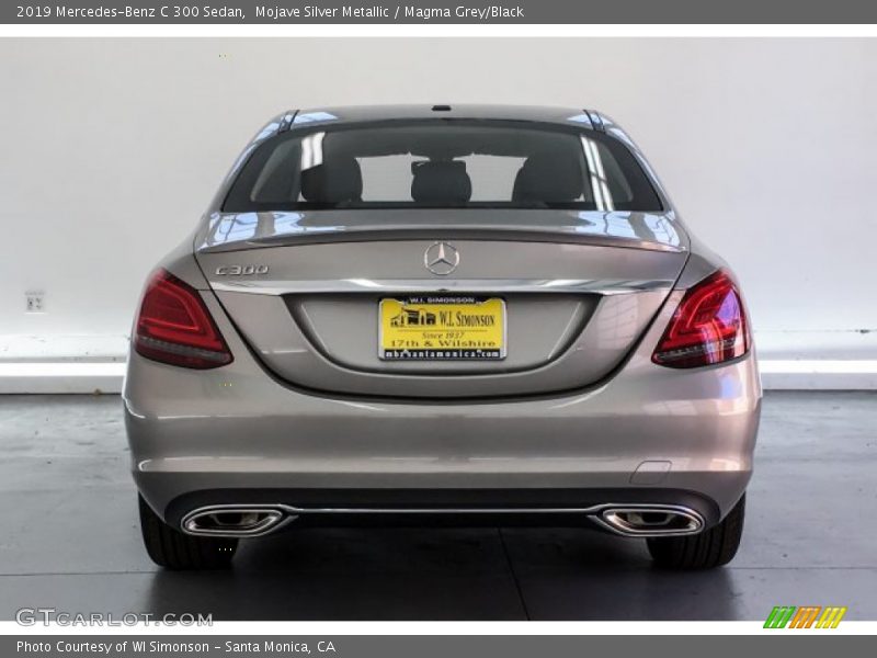 Mojave Silver Metallic / Magma Grey/Black 2019 Mercedes-Benz C 300 Sedan