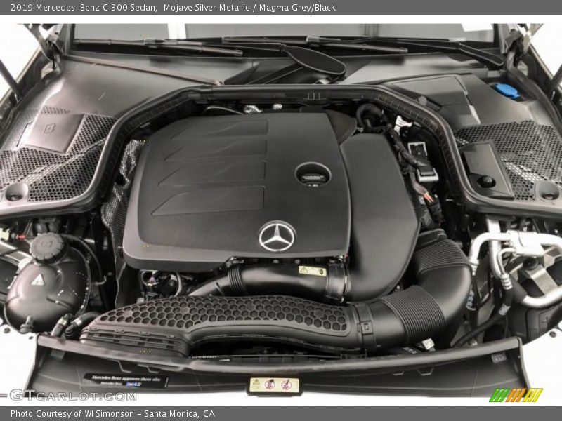 Mojave Silver Metallic / Magma Grey/Black 2019 Mercedes-Benz C 300 Sedan