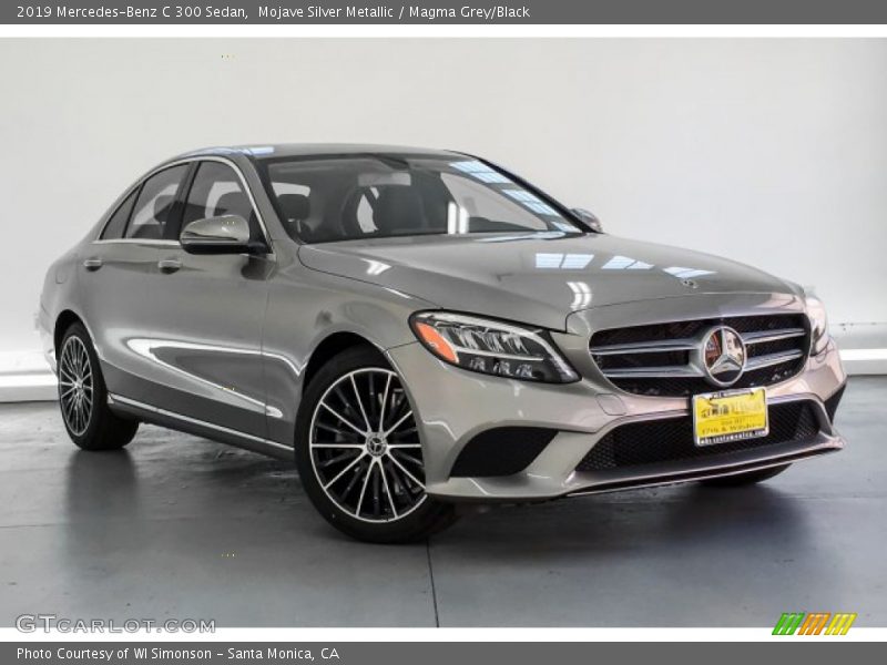 Mojave Silver Metallic / Magma Grey/Black 2019 Mercedes-Benz C 300 Sedan