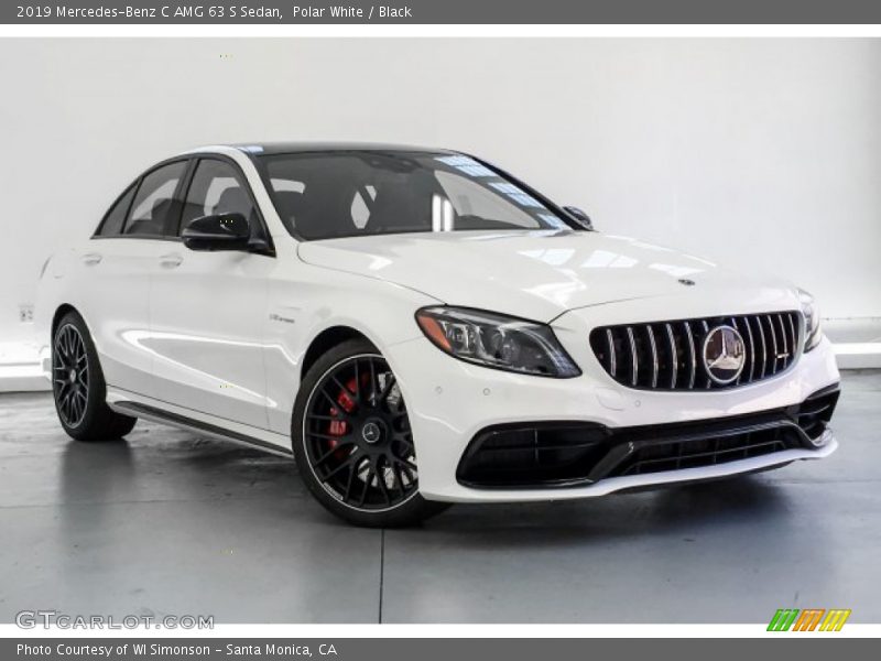 Front 3/4 View of 2019 C AMG 63 S Sedan