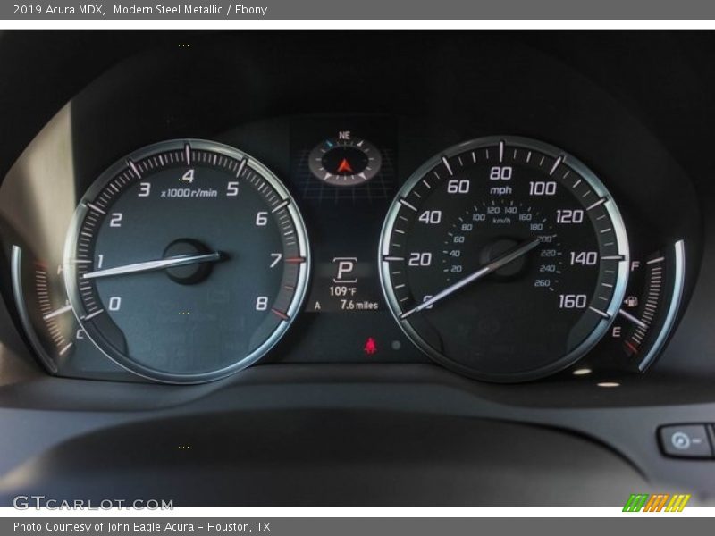 Modern Steel Metallic / Ebony 2019 Acura MDX