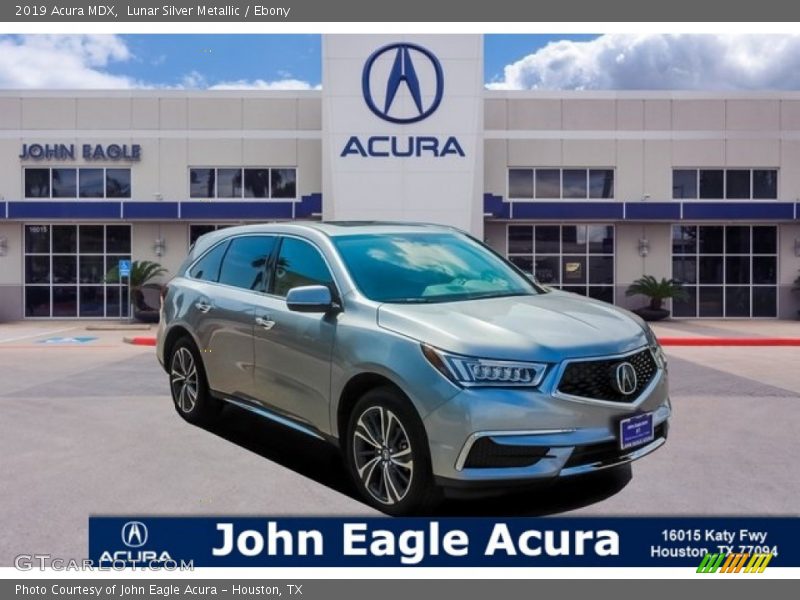 Lunar Silver Metallic / Ebony 2019 Acura MDX