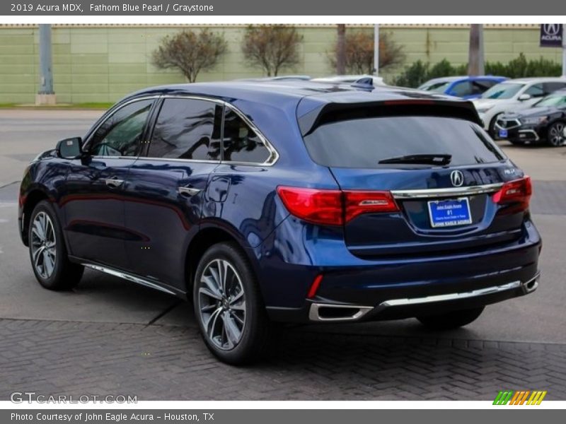 Fathom Blue Pearl / Graystone 2019 Acura MDX