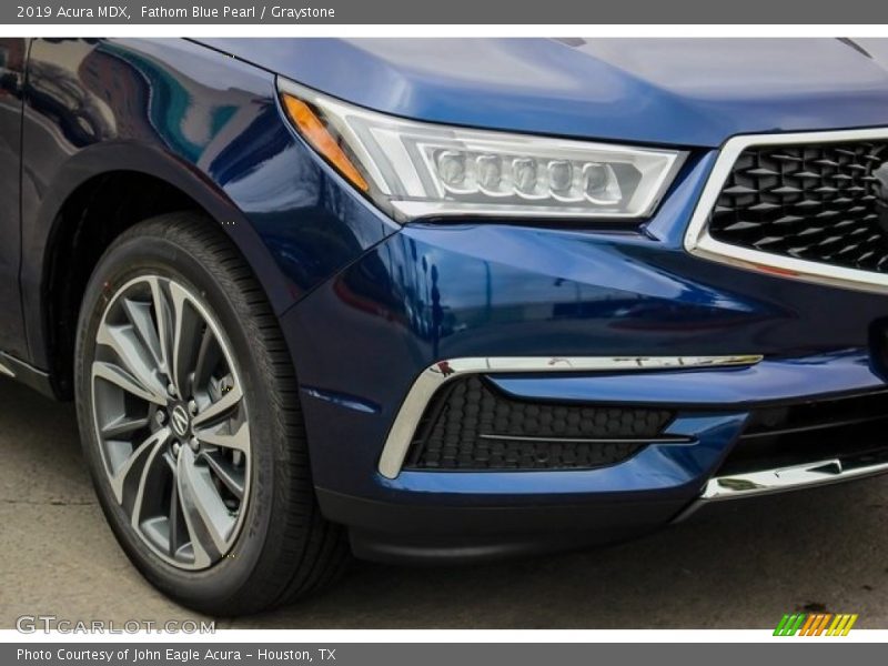 Fathom Blue Pearl / Graystone 2019 Acura MDX