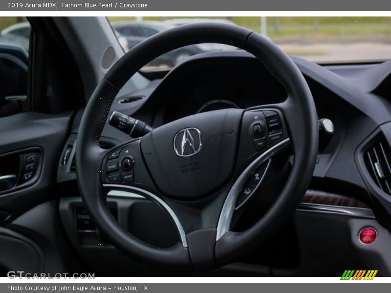 Fathom Blue Pearl / Graystone 2019 Acura MDX