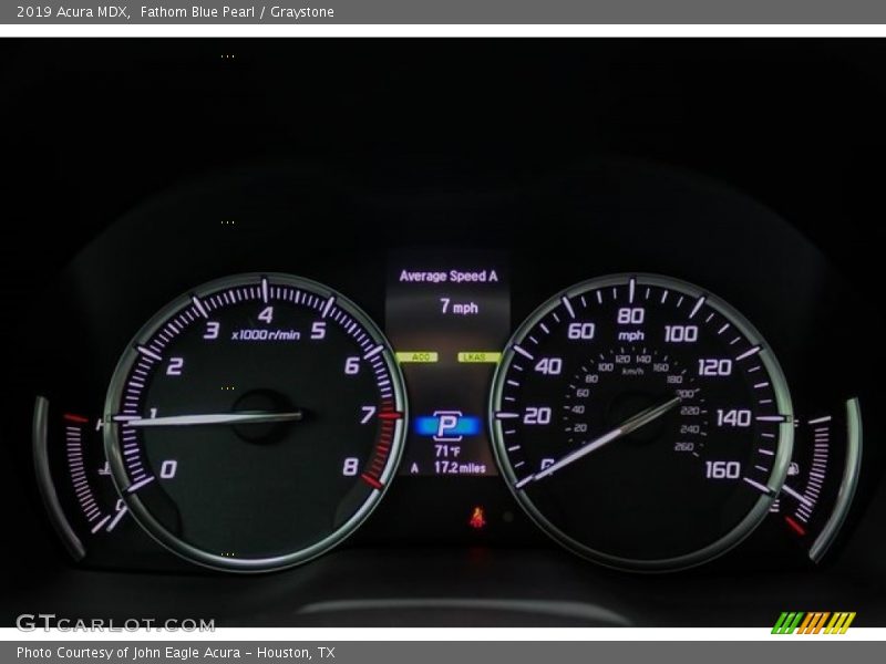 Fathom Blue Pearl / Graystone 2019 Acura MDX