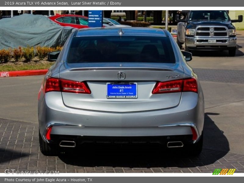 Lunar Silver Metallic / Ebony 2019 Acura TLX V6 Advance Sedan
