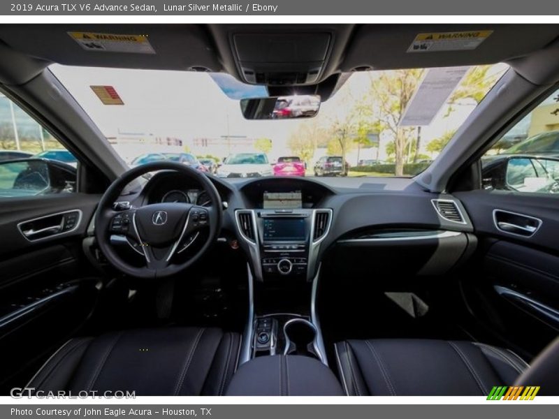 Lunar Silver Metallic / Ebony 2019 Acura TLX V6 Advance Sedan