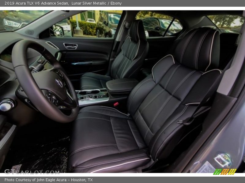 Lunar Silver Metallic / Ebony 2019 Acura TLX V6 Advance Sedan