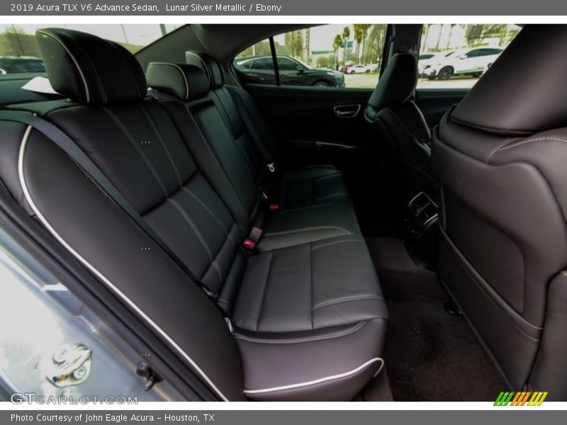 Lunar Silver Metallic / Ebony 2019 Acura TLX V6 Advance Sedan