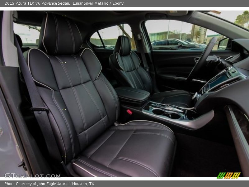 Lunar Silver Metallic / Ebony 2019 Acura TLX V6 Advance Sedan