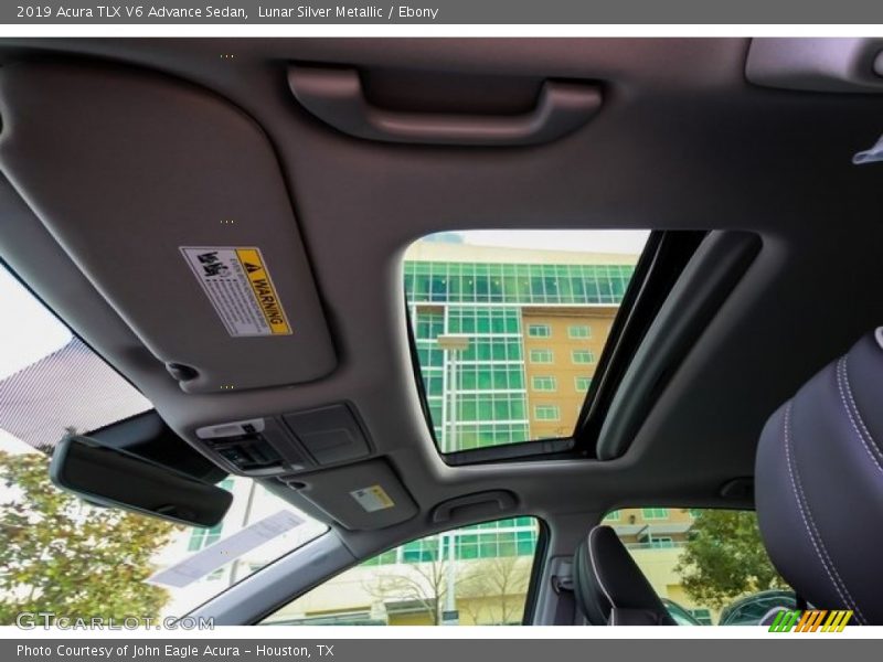 Lunar Silver Metallic / Ebony 2019 Acura TLX V6 Advance Sedan