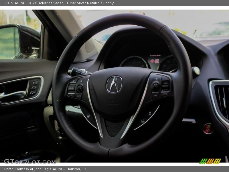 Lunar Silver Metallic / Ebony 2019 Acura TLX V6 Advance Sedan