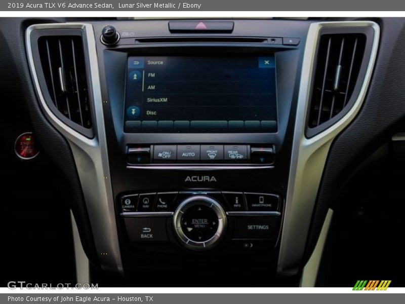 Lunar Silver Metallic / Ebony 2019 Acura TLX V6 Advance Sedan