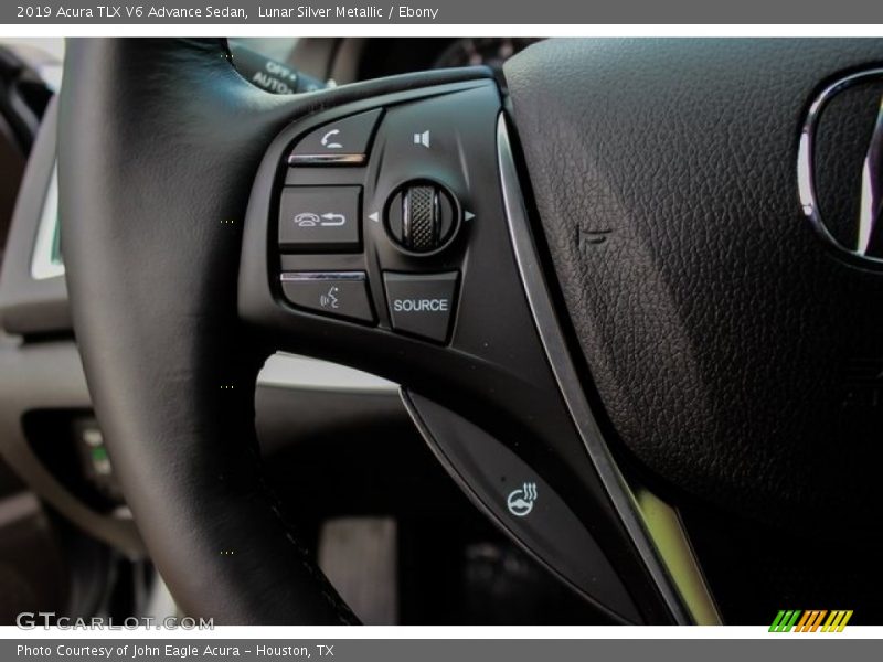 Lunar Silver Metallic / Ebony 2019 Acura TLX V6 Advance Sedan