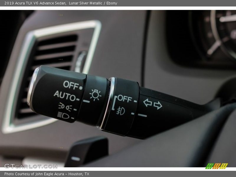 Lunar Silver Metallic / Ebony 2019 Acura TLX V6 Advance Sedan