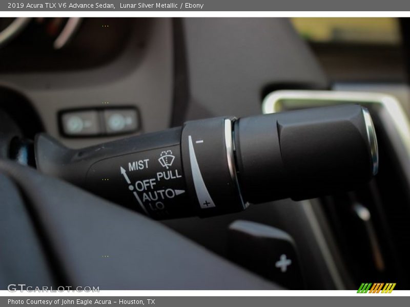 Lunar Silver Metallic / Ebony 2019 Acura TLX V6 Advance Sedan