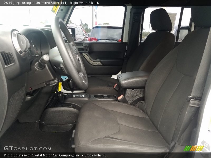 Bright White / Black 2015 Jeep Wrangler Unlimited Sport 4x4
