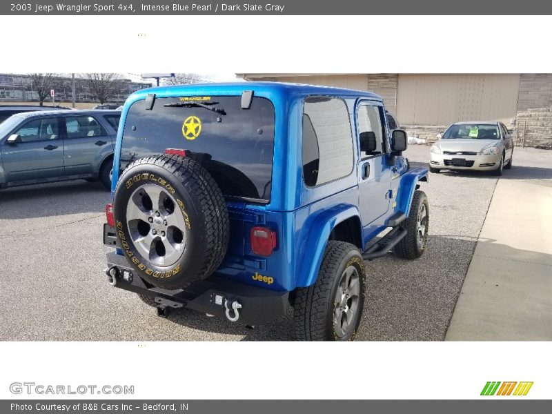 Intense Blue Pearl / Dark Slate Gray 2003 Jeep Wrangler Sport 4x4