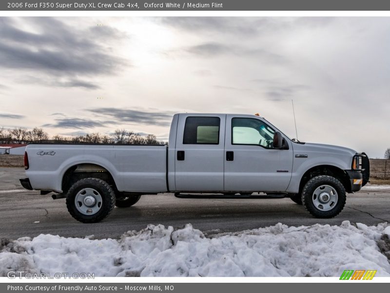 Oxford White / Medium Flint 2006 Ford F350 Super Duty XL Crew Cab 4x4