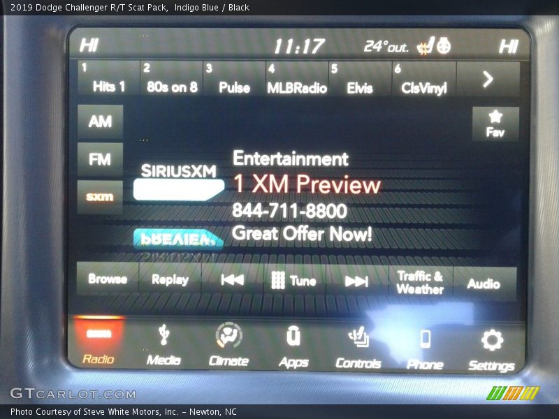 Indigo Blue / Black 2019 Dodge Challenger R/T Scat Pack