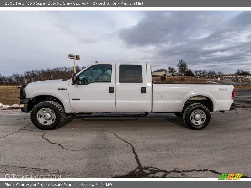 Oxford White / Medium Flint 2006 Ford F350 Super Duty XL Crew Cab 4x4