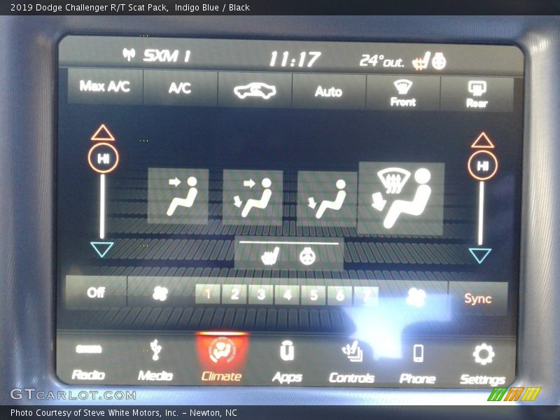Controls of 2019 Challenger R/T Scat Pack