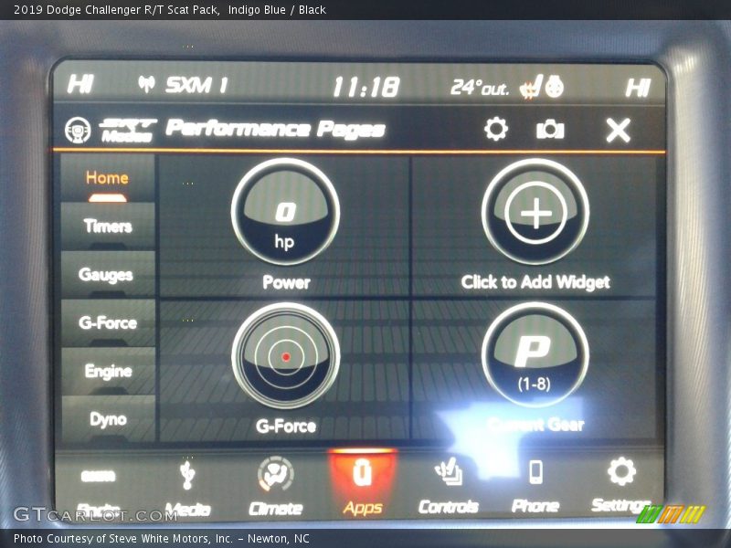 Controls of 2019 Challenger R/T Scat Pack