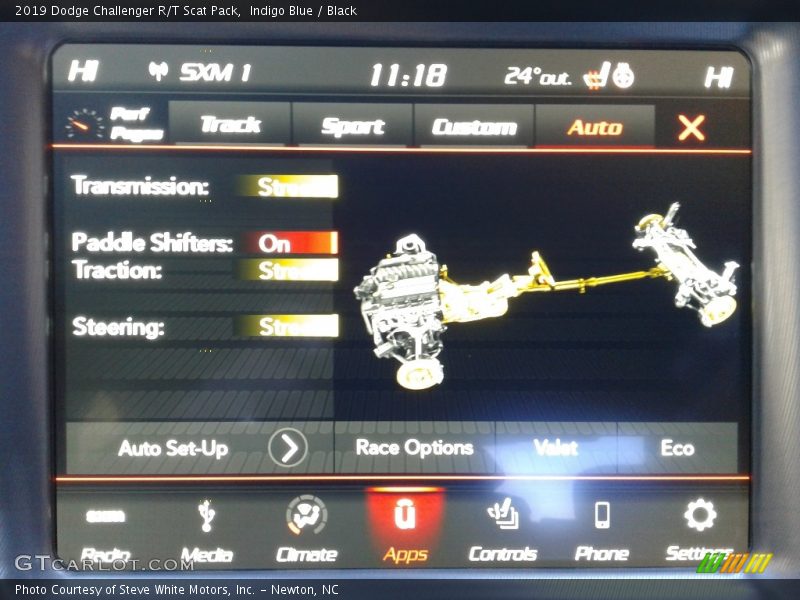 Controls of 2019 Challenger R/T Scat Pack