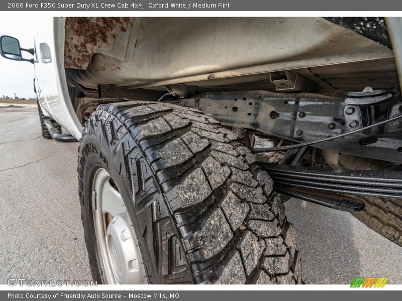 Oxford White / Medium Flint 2006 Ford F350 Super Duty XL Crew Cab 4x4