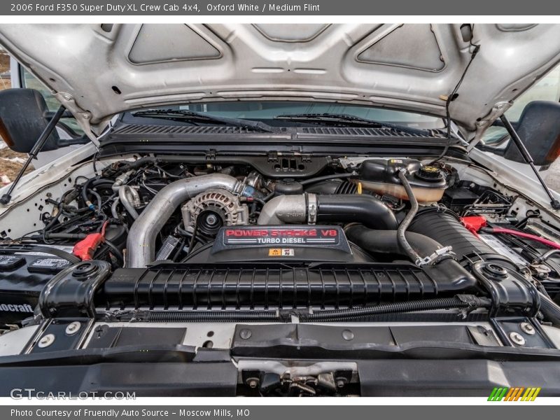Oxford White / Medium Flint 2006 Ford F350 Super Duty XL Crew Cab 4x4