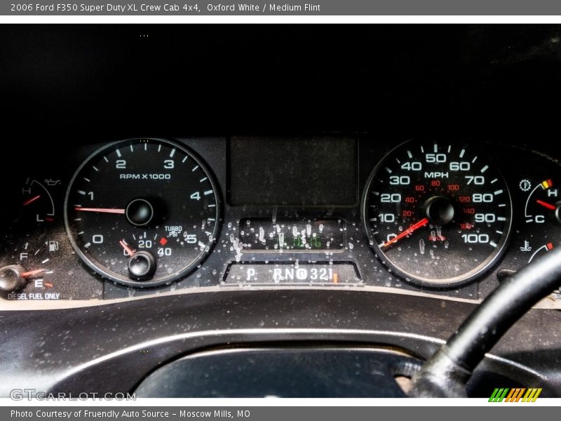 Oxford White / Medium Flint 2006 Ford F350 Super Duty XL Crew Cab 4x4