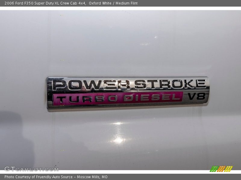 Oxford White / Medium Flint 2006 Ford F350 Super Duty XL Crew Cab 4x4