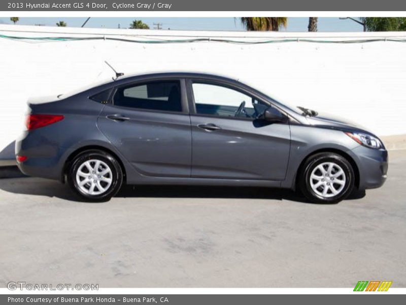 Cyclone Gray / Gray 2013 Hyundai Accent GLS 4 Door