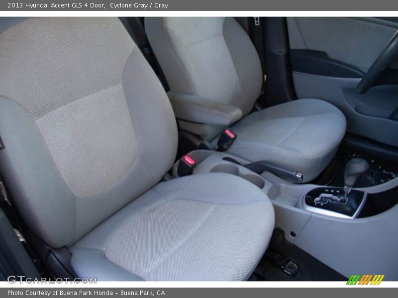 Cyclone Gray / Gray 2013 Hyundai Accent GLS 4 Door