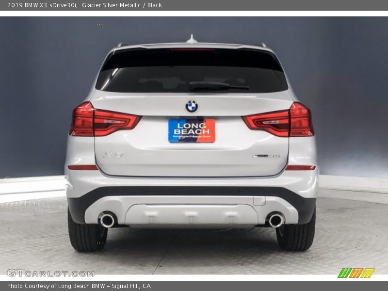 Glacier Silver Metallic / Black 2019 BMW X3 sDrive30i