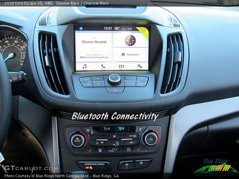Shadow Black / Charcoal Black 2018 Ford Escape SEL 4WD