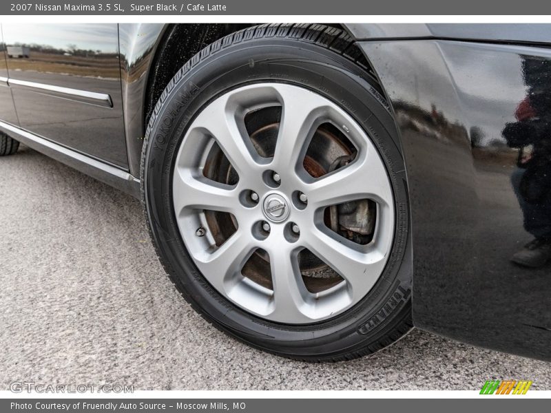 Super Black / Cafe Latte 2007 Nissan Maxima 3.5 SL