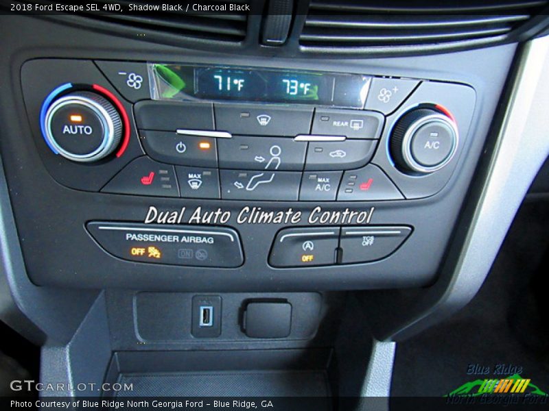 Shadow Black / Charcoal Black 2018 Ford Escape SEL 4WD