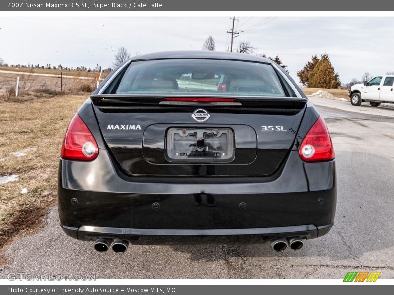 Super Black / Cafe Latte 2007 Nissan Maxima 3.5 SL
